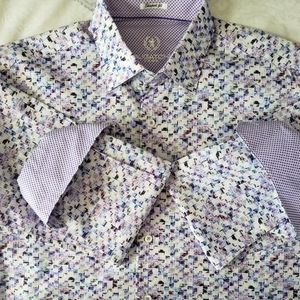 Bugatchi long sleeve shirt size M worn once